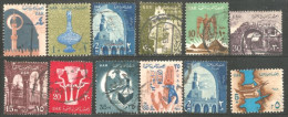 316 Egypte UAR 1964-67 Definitives 10 Stamps (EGY-214) - Oblitérés