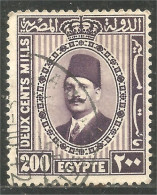 316 Egypte Roi King Fuad (EGY-193) - Oblitérés