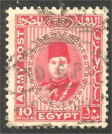 316 Egypte Roi King Fuad Military Stamp Militaire (EGY-180) - Servizio
