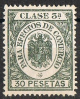 Sello Fiscal Efectos De Comercio 30 Pts, Clase 3ª * - Revenue Stamps