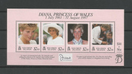 Solomon Islands 1997 Diana Princess Of Wales S/S  Y.T. BF 50 ** - Solomon Islands (1978-...)