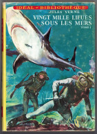 Idéal Bibliothèque N°75 Avec Jaquette - Jules Verne - "Vingt Mille Lieues Sous Les Mers (T1)" - 1966 - #Ben&JVerne - Ideal Bibliotheque