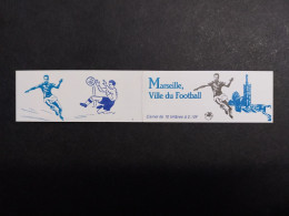 Carnet Privé 1993 - Marseille	13 - Philatélie 10x0.10 Briat  Tirage 500  Marseille	Ville Du Football - Autres & Non Classés