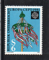 1981 Österreich MI N° 1671** : MNH, Postfris, Postfrisch , Neuf Sans Charniere - 1981