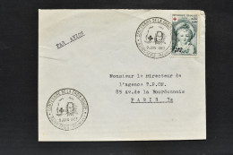 Réunion - CFA  Lenfant En Pierrot N° 354 Sur Lettre 1er Jour De Saint Denis Du 9 Juin 1963 - Storia Postale