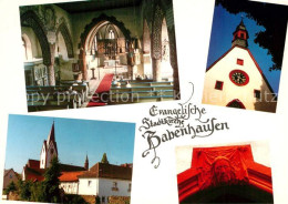 73273120 Babenhausen Hessen Evangelische Stadtkirche Chorraum Langhaus Residenzk - Babenhausen