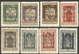 398 Fiume 1924 REGNO ITALIA Overprint MH * Neuf Avec CH (FIU-9) - Fiume