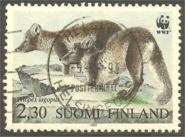 396 Finland 1993 KAJAANI Renard Fox Fuchs Vos Zorro Volpe Raposa (FIN-189b) - Gebraucht