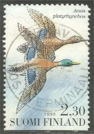 396 Finland 1993 Oiseau Bird KERAVA Canard Duck Ente Anatra Pato Eend (FIN-181a) - Usati