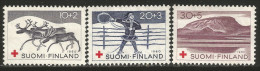 396 Finland 1960 Croix Rouge Red Cross Rotes Kreuz No Gum Lapps Lapons Lasso (FIN-135) - Médecine