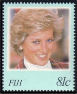 394 Fiji Lady Di Diana 81c MNH ** Neuf SC (FIJ-34c) - Case Reali