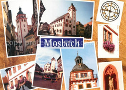 73272979 Mosbach Baden Rathaus Palmsches Haus Stiftskirche Marktplatz Mosbach Ba - Mosbach