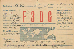 75* PARIS  Carte Radio Amateur    RL38.0494 - Radio