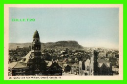 FORT WILLIAM, ONTARIO - MT. McKAY - VIEW OF THE CITY - PECO - - Other & Unclassified