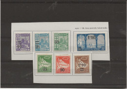 ALGERIE N° 71 A 77  NEUF INFIME CHARNIERE  -ANNEE 1927 - Covers & Documents