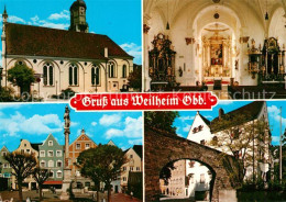 73271844 Weilheim Oberbayern Kirche Inners Marktplatz Alte Stadtmauer

Marktpl - Weilheim