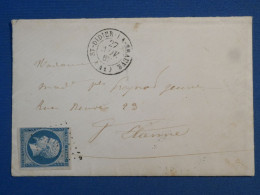 DL 5  FRANCE BELLE  LETTRE  1867 PETIT BUREAU ST DIDIER  A  ST ETIENNE    ++N°14++    AFF..INTERESSANT +++ + - 1849-1876: Période Classique