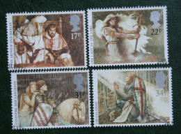 ARTHURIAN LEGENDS (Mi 1039-1042) 1985 Used Gebruikt Oblitere ENGLAND GRANDE-BRETAGNE GB GREAT BRITAIN - Used Stamps