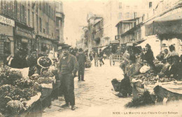 Reproduction CPA - 06 Nice - Le Marché Aux Fleurs Cours Saleya - En 1900 - CPM Format CPA - Voir Scans Recto-Verso - Markets, Festivals