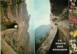 38 - Isère - Le Vercors - La Route Des Ecouges - Multivues - Fleurs - Carte Neuve - CPM - Voir Scans Recto-Verso - Vercors