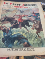 P J 30/BOLIVIE REVOLUTION /MIKO /ANVERS /CIRQUE ALLEMAGNE VENGEANCE - Le Petit Journal