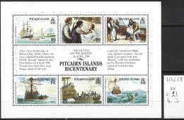 PITCAIRN 323 à 28 ** Côte 21 € - Pitcairn