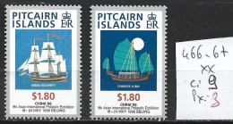 PITCAIRN 466-67 ** Côte 9 € - Pitcairn