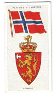 FL 17 - 33-a NORWAY National Flag & Emblem, Imperial Tabacco - 67/36 Mm - Objetos Publicitarios