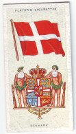 FL 17 - 13-a DENMARK National Flag & Emblem, Imperial Tabacco - 67/36 Mm - Objets Publicitaires