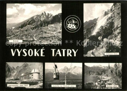 73270406 Vysoke Tatry Fliegeraufnahme Krivan Strbske-Pleso Astonomicky Ustav SAV - Slovaquie