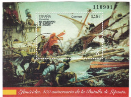 2021-ED. 5524 H.B.- Efemerides. 450 Aniversario Batalla De Lepanto- USADO - Gebraucht