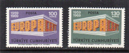1969 Türkei MI N° 2124/2125 ** : - MNH - NEUF - POSTFRISCH - POSTFRIS - 1969