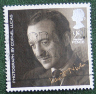 David Niven Film Mi 1045 1985 Used Gebruikt Oblitere ENGLAND GRANDE-BRETAGNE GB GREAT BRITAIN - Used Stamps