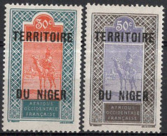 NIGER Timbres-poste N°26* & 27* Neufs Charnières Cote : 2€50 - Nuevos