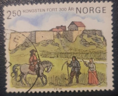 Norway 2.5Kr Stamp Kongsten Fort - Gebraucht