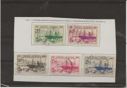 ALGERIE N° 153 A N°157  OBLITERE -ANNEE 1939 - Used Stamps