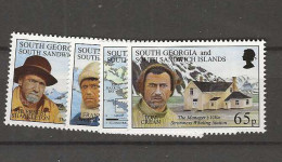 1996 MNH South Georgia  Mi 249-52 Postfris** - Géorgie Du Sud