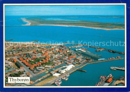 73266483 Thyboron Fliegeraufnahme Mit Hafen Thyboron - Danemark