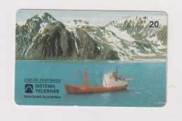 BRASIL - Antarctic Survey Ship Inductive  Phonecard - Brazil