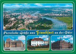 73265722 Frankfurt Oder Rathaus Kleist Haus Postgebaeude Fliegeraufnahme Frankfu - Frankfurt A. D. Oder