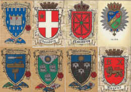 Petit Lot De 23 Cartes Postales Blasons Des Régions, Villes, Professions De France. Superbe - Collezioni E Lotti