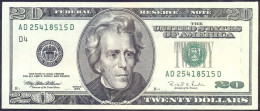 USA 20 Dollars 1996 D  - UNC # P- 501 < D4 - Cleveland OH > - Billets De La Federal Reserve (1928-...)