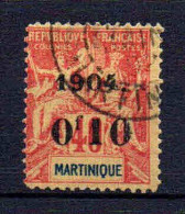 Martinique - 1904 - Type Sage Surch   - N° 55 -  Oblit - Used - Usati