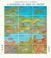 DOMINIQUE - N°1422/36 ** (1992) Faune Marine - Dominica (1978-...)