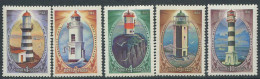 Soviet Union:Russia:USSR:Unused Stamps Serie Lighthouses, Petropavlovsk, Tokarevski, Basargin, Kronotski, 1984, MNH - Faros