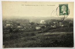 CPA 47 Castelmoron Sur Lot - Vue D'ensemble (vue Peu Courante) - Castelmoron