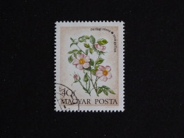 HONGRIE HUNGARY MAGYAR YT 2322 OBLITERE - FLEUR FLORE FLOWER / ROSE SAUVAGE - Gebruikt