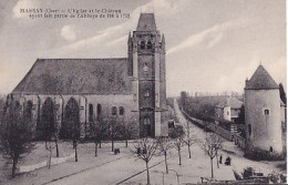 MASSAY                  L église Et Le Chateau - Massay