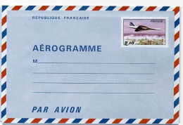 France Aérogramme Concorde Survolant Paris Y 1006-AER 2f10 - Aérogrammes