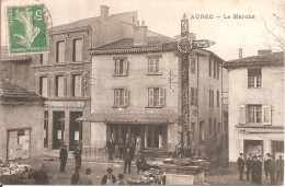 AUREC (43) Le Marché Devant L'Hôtel Du Commerce DIDIER - Craponne Sur Arzon